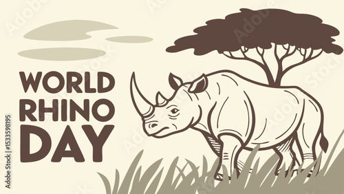 World Rhino Day Awareness post