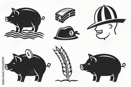 wild boar and pig