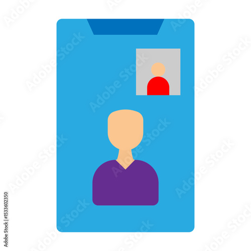 Video Call Vector Flat Icon Design