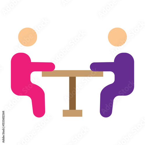 Hangout Spot Vector Flat Icon Design