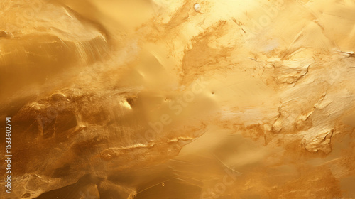 Golden Silk and Metallic Texture Background – Luxurious Abstract Design