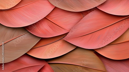 Textured Leaves Background in Warm Earthy Tones for Nature Designs