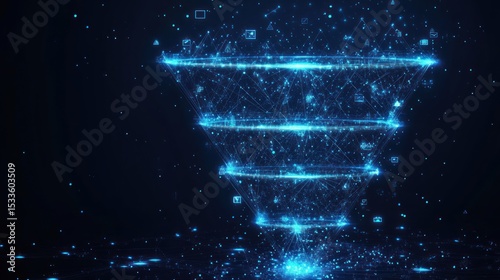 Digital funnel data visualization