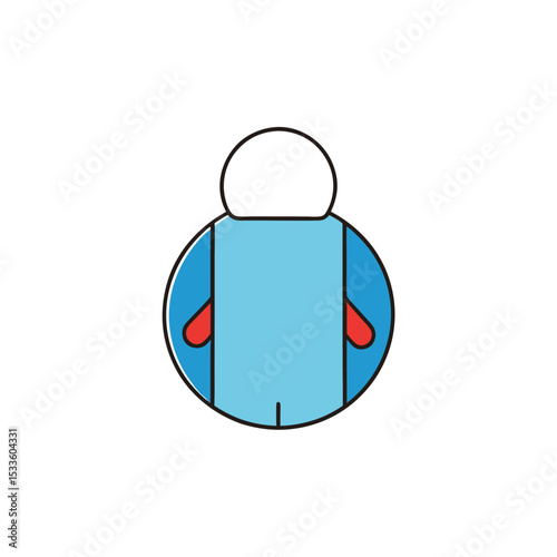 Backward Icon (white background)