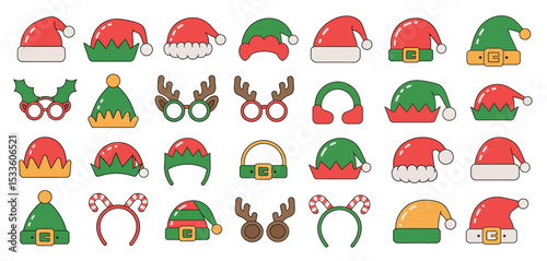 Christmas festive hats and accessories collection