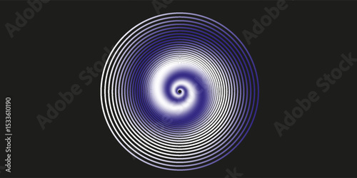 glowing radio wave with black background