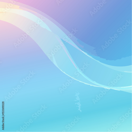 glass neon fractal gradient background. Abstract blur blue aura mesh hologram effect