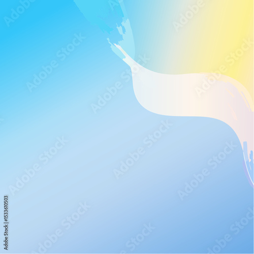 glass neon fractal gradient background. Abstract blur blue aura mesh hologram effect