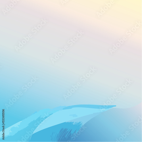 glass neon fractal gradient background. Abstract blur blue aura mesh hologram effect