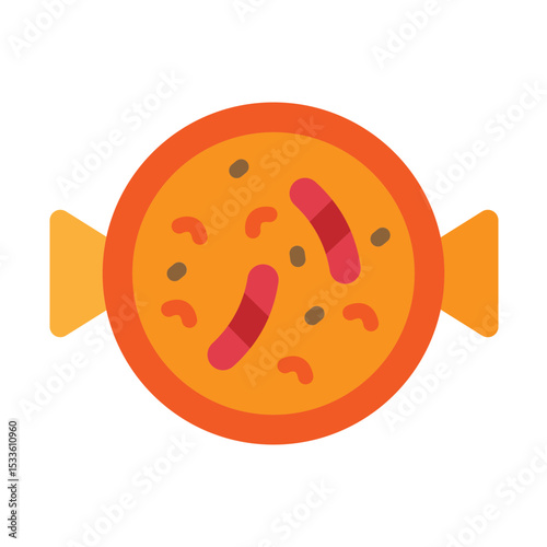 Paella Vector Flat Icon Design