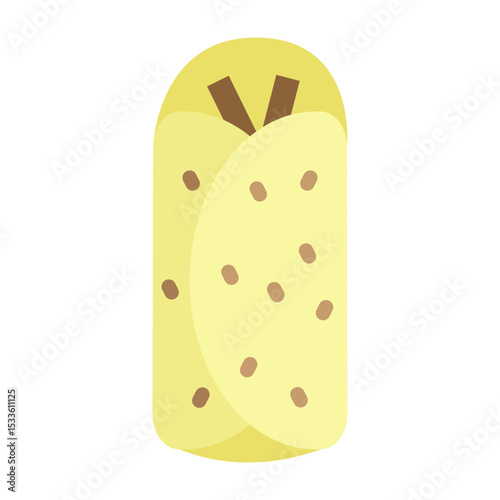 Fajitas Vector Flat Icon Design