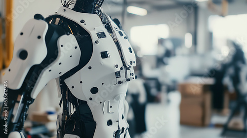 Advanced Robotic Limb in a High-Tech Laboratory Setting