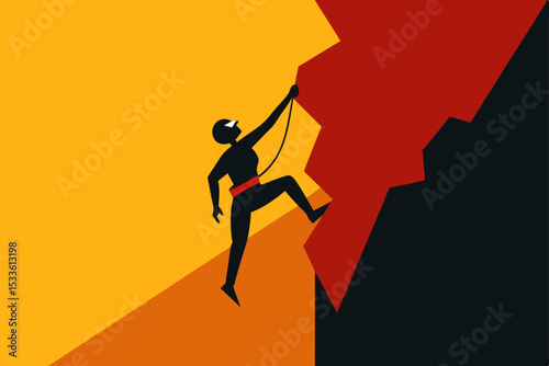 Conquering Challenges A Climber's Ascent to Success