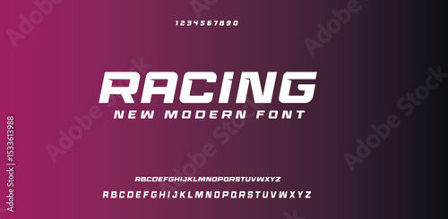Racing modern stylish small alphabet letter logo design