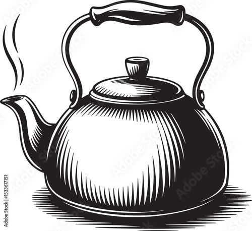 teapot isolated on white background