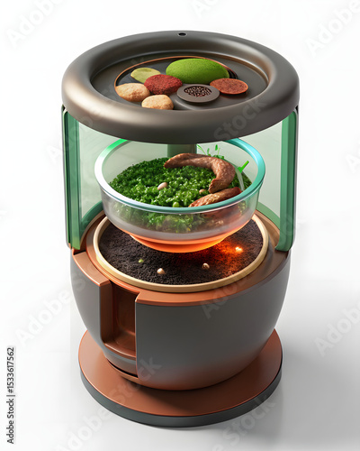 smart compost analyzer projecting decomposition