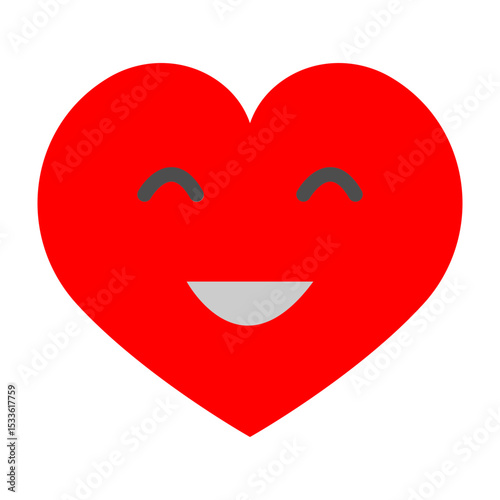 Heart Vector Flat Icon Design