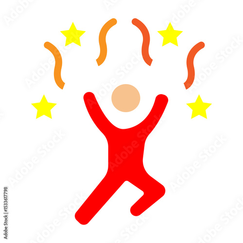 Celebration Vector Flat Icon Design