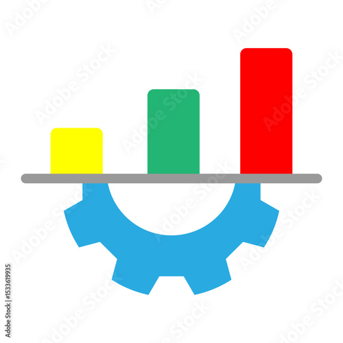 Performance Vector Flat Icon Design