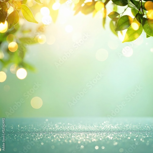 Captivating nature scene with soft bokeh lights serene environment dreamy aesthetic viewpoint