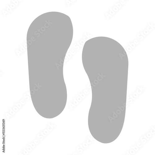 Toes Vector Flat Icon Design