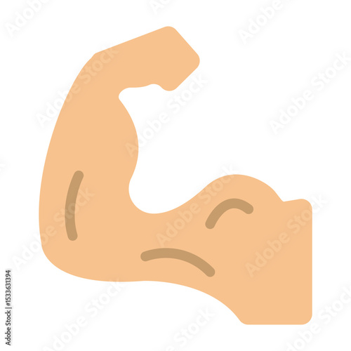 Muscles Vector Flat Icon Design