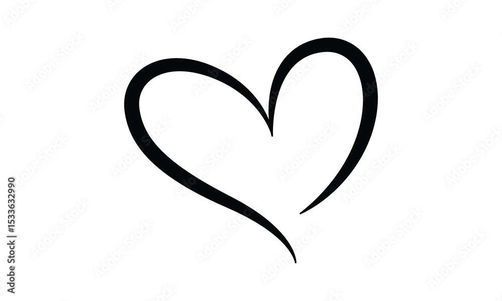 Heart shape vector, Heart icon Heart shape vector, Heart icon