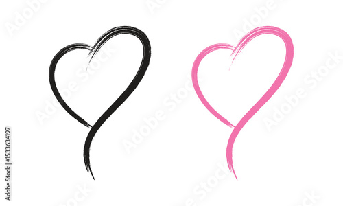 Heart shape vector, Heart icon