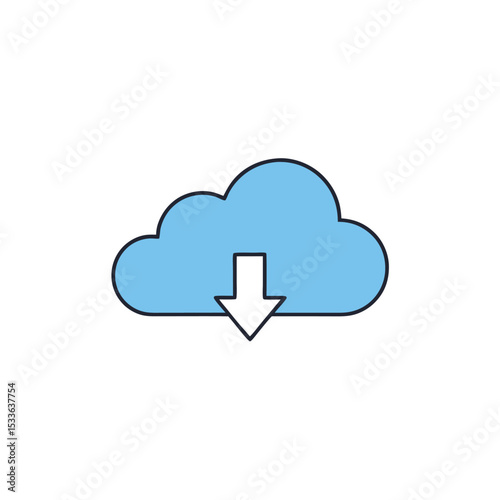 Cloud Icon (white background)