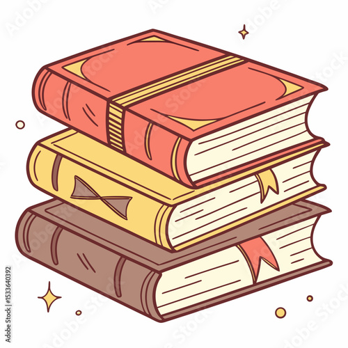 stack of books