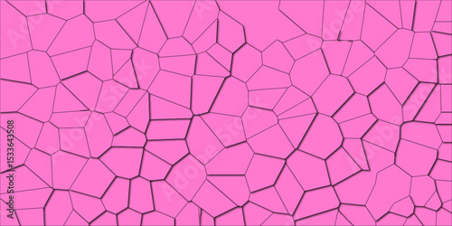 Geometric destruction rendered in seamless pattern


