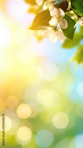 Spring blossom beauty nature garden soft focus vibrant colors blooming flowers peaceful scene