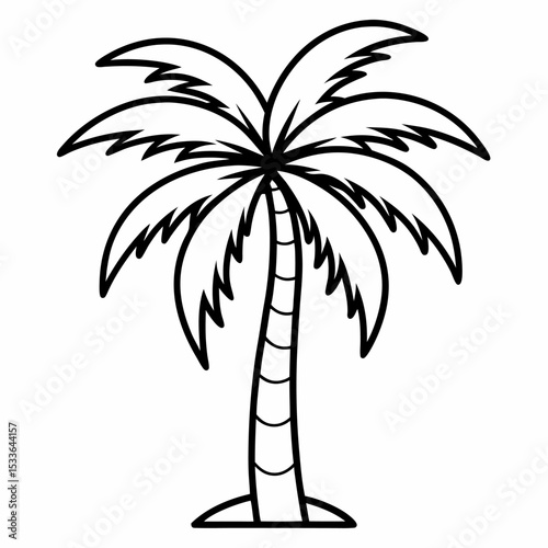 Why Coconut Palm Outline Icons Are the New Minimalist Must-Have