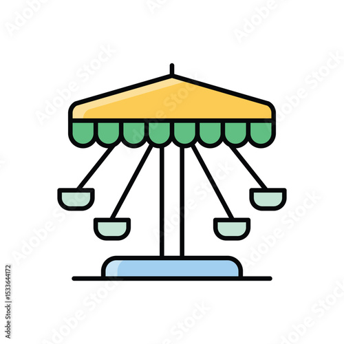 Amusement Park Icon vector