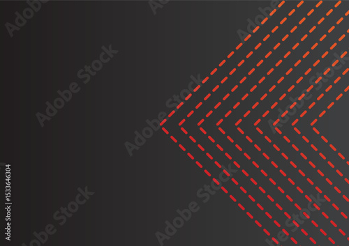 Abstract black background with red arrows. Vector illustration. Eps 10.
