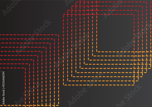 Abstract background with red and yellow arrows diagonal lines . Vector illustration. Eps 10