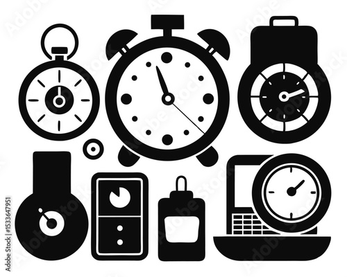 vector set of different clocks