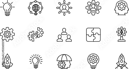 line icons related to creativity  idea  innovation (1).eps