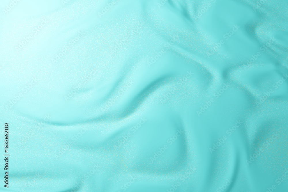 Obraz premium Blue zircon luxury texture imitating silk with folds and glitter. Light is coming from top left