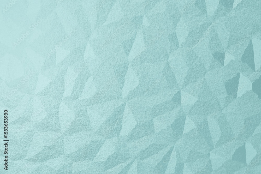 Obraz premium Electric blue rough texture with polygonal relief. Light is coming from left