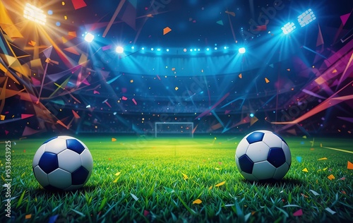 Modern Soccer Ball Backgrounds for Design Inspiration