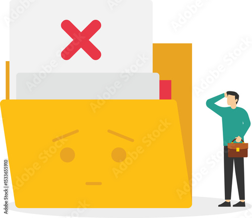 No data found concept. Illustration for websites, landing pages, mobile application, banner and posters. stock illustration

