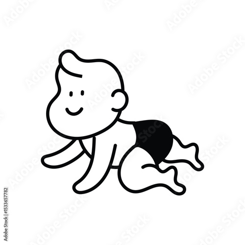 Baby Icon vector