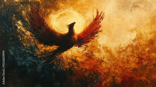 Fiery Phoenix rising