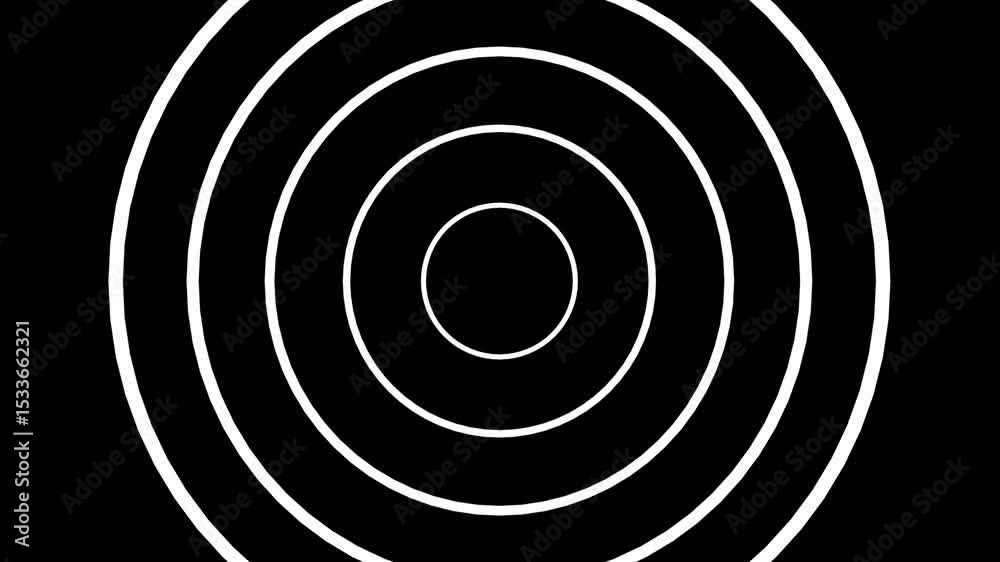 Abstract Radio Ripple - Clean Motion Design Background Radio Frequency - Sleek Wave Animation