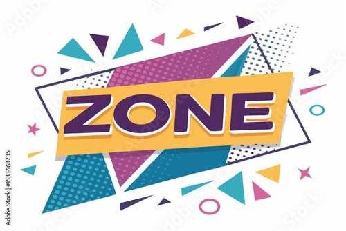 Design a vibrant geometric vector clearance sale banner.  Use sharp angles and bold colors to convey urgency and savings.