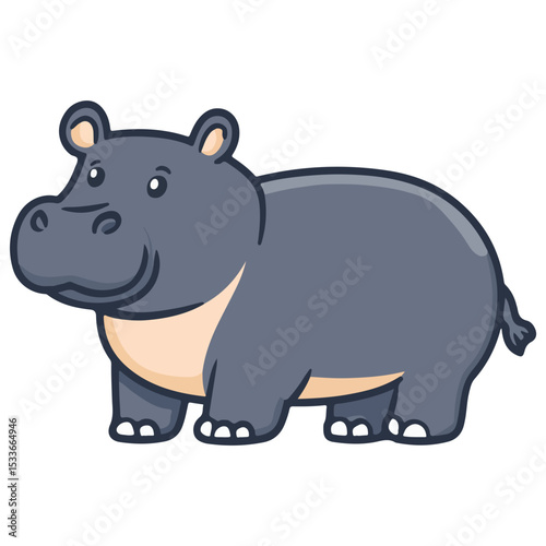 hippopotamus, animal, vector, transparent background, creature, mammal, hippo, cute, nature, wildlife, isolated, big, fat, zoo, wild