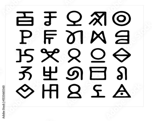 Collection of vector web interface icons: business, arrow, music, line, washing, hand, and computer symbols