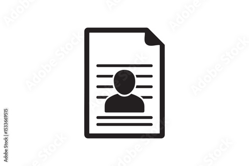 Crime Record silhouette vector with white background