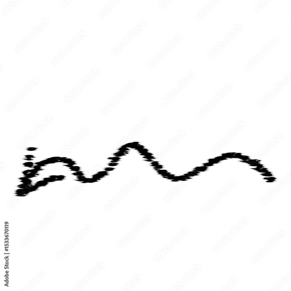 Fototapeta premium Arrow grunge vector icon. Arrow hand drawn marker. Arrow chalk grunge paint.